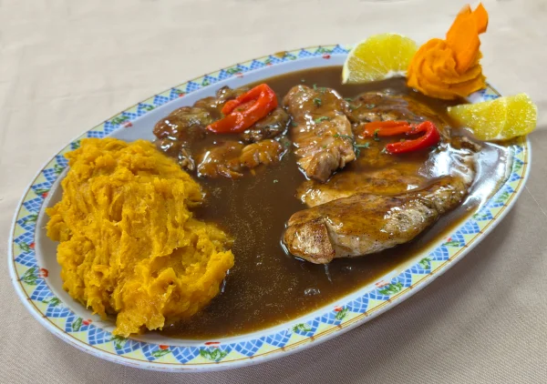 Pechuguita de pollo a la naranja